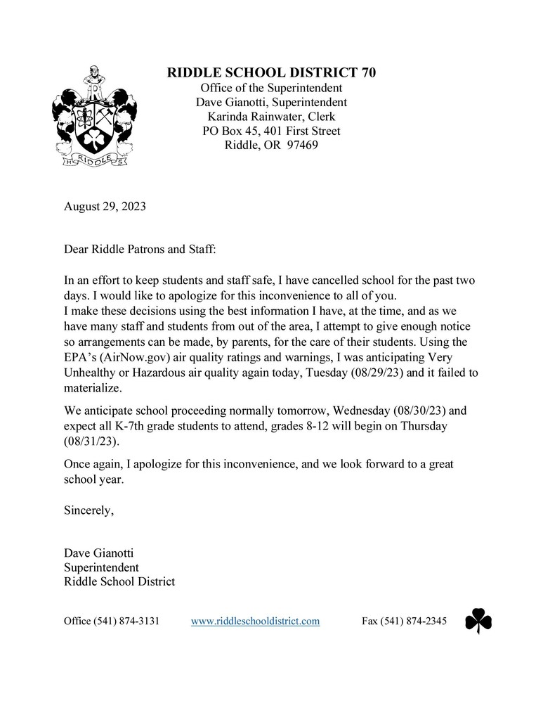 School Cancellation